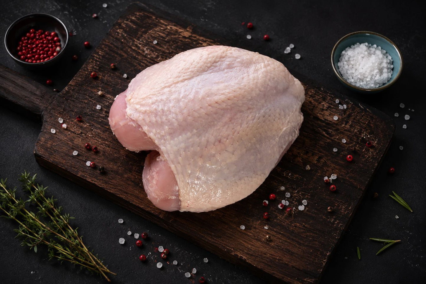 Hähnchenbrustfilet mit Haut & Knochen
